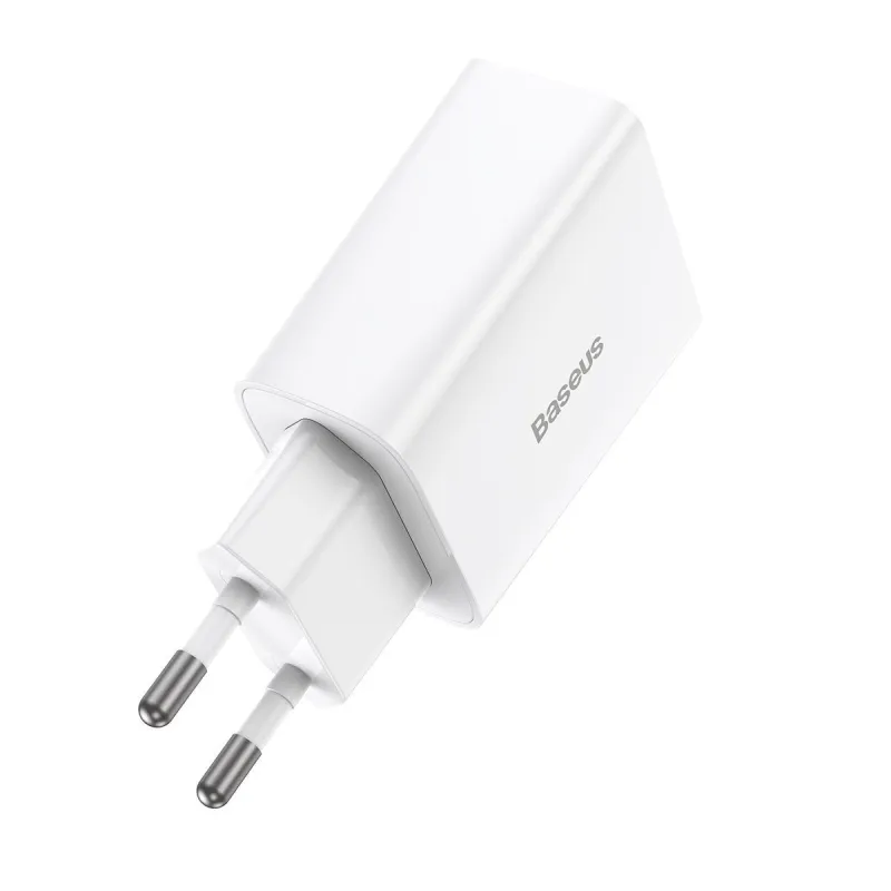 Baseus Speed Mini Quick Charger, USB-C, PD, 3A, 20W (white)